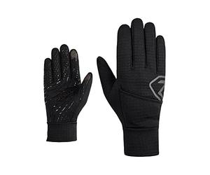 Ziener Ivano Touch Gants de Loisirs, Fonctionnels, d'extérieur | Touch, moufles à Enfiler Noir 10,5