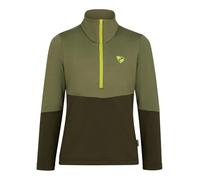 Ziener JARPS-Z Pull de Ski pour Enfant, Couche intermédiaire, t-Shirt Fonctionnel | Chaud, élastique, recyclé, forêt lointaine, 128