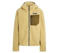 Ziener Juha-Z High-Loft Veste en Polaire pour Femme - Couche intermédiaire - Capuche - Feuille - Taille 44