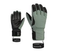 Ziener Kale Gants de Ski/Sports d'hiver pour Femme - en Laine imperméable Extra Chaude - Vert - Taille 8