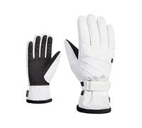 Ziener KASA Gants de Ski pour Femme - Extra Chauds et Respirants - G-Loft - Blanc - 7