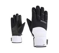 Ziener KATIMA-Z - Gants de Ski/Sports d'hiver pour Femme - Gore-Tex - sans PFC - Blanc - Taille 7