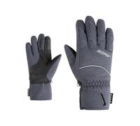 Ziener KATIMA-Z Gants de Ski/Sports d'hiver pour Femme - Gore-Tex - sans PFC - Gray Ink Spark - Taille 8,5