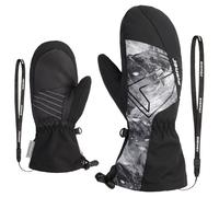 Ziener - Kid's Lavalino Aquashield AW Mitten Glove - Gants - 4,5 - black / grey mountain print