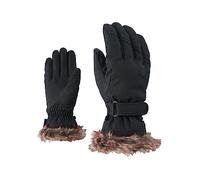 Ziener Kim Gants de Ski pour Homme, Homme, Kim Lady Glove, Black-Stru, 8.5