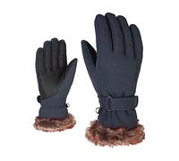 Ziener Kim Lady Gants de Ski/Sports d'hiver pour Femme - Chauds et Respirants - Gray Ink Spark