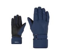 Ziener KISAR Gants de Ski/Sports d'hiver pour Femme - Imperméables - sans PFC - Bleu Marine foncé - 8,5