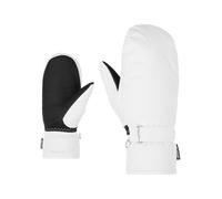 Ziener KISARI Moufles de Ski pour Femme - Imperméables - sans PFC - Blanc - Taille 7
