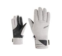 Ziener KLENN-Z Gants de Ski/Sports d'hiver pour Femme - Gore-Tex Primaloft - sans PFC - Mélange Clair - 7,5