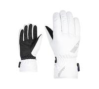 Ziener Korena Gants de Ski/Sports d'hiver pour Femme - Imperméables et Respirants - Blanc - Taille 8,5