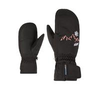 Ziener Laillani Moufles de Ski pour Enfant - Imperméables - sans PFC - Noir - Taille 4,5