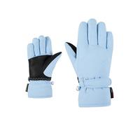 Ziener LAMONIA-Z Gants de Ski/Sports d'hiver pour Fille | Primaloft, Hydrofuge, sans PFC, Arctic Sky, 5,5