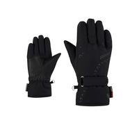 Ziener LAMONIA-Z Gants de Ski/Sports d'hiver pour Fille Primaloft, Hydrofuge, sans PFC, Noirs, Taille 5