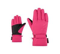 Ziener LAMONIA-Z Gants de Ski/Sports d'hiver pour Fille | Primaloft, imperméables, sans PFC Rose, Taille 5,5