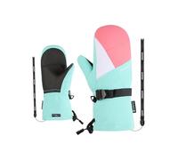 Ziener LANIC-Z Moufles de Ski pour Enfant - Gore-Tex - Manchette Longue - Extra Chaude - Sorbet Fraise - Taille 4