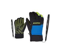 Ziener LANUS AS Gants de Ski pour Enfants | Imperméables, Respirants, Tendance, Primaloft Bleu Persan 3