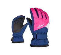 Ziener Lara Gants de Ski Unisexe pour Enfant Taille Unique Bleu/Rose (Estate Blue.Pop Pink)