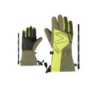 Ziener Laval-Z Gants de Ski/Sports d'hiver pour Enfant en Laine imperméables Extra Chauds Vert Mousse 6,5