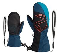Ziener LAVALINO Moufles de Ski pour Enfants | Imperméable et Chaude | Laine Bleue Sea, 4