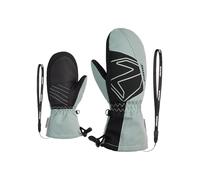 Ziener LAVALINO Moufles de Ski pour Enfants | Imperméable et Chaude | Laine Gris Seal Ripstop | 7,5