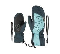 Ziener Lavalino Moufles de Ski/Sports d'hiver pour Enfant | Imperméables à Longues Manchettes, Dark Jungle, Taille 4,5