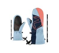 Ziener LAVALINO-Z Moufles de Ski/Sports d'hiver pour Enfant | Imperméables en Laine, Extra Chaudes, Arctic Sky, 4