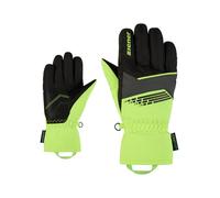 Ziener Lavivi -Z Gants de Ski pour Enfants - Imperméable et Coupe-Vent - Jaune Poison - 7