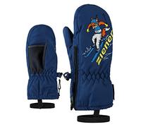 Ziener Le Gants de Ski Mixte Enfants Taille Unique Bleu domaine/Blanc