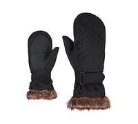 Ziener LED Mitten Girls Moufles de Ski Enfant Noir-Stru FR : L (Taille Fabricant : 6,5)