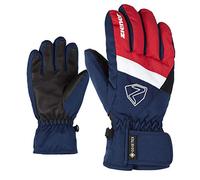 Ziener Leif Gants de Ski Unisexe pour Enfant Taille Unique Rouge/Bleu (Fiesta Red.Estate Blue)