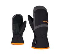 Ziener LEJANOS AS Gants de Ski pour Enfant | Imperméables, Respirants, Noir/Graphite, 3,5 (XS)
