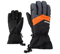 Ziener Gants de Ski/Sports d'hiver pour Enfant - Imperméables et Respirants - Noir/Graphite - Taille 5