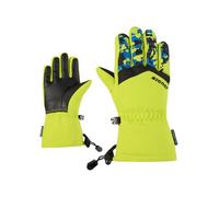 Ziener Lett-Z Gants de Ski/Sports d'hiver pour Enfant, imperméables, Respirants, Vert Citron, 6,5