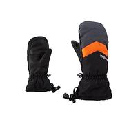 Ziener LETTERO AS MITEN Glove Junior Gants de Ski/Sports d'hiver | imperméables, Respirants, Noirs (Noir/Graphite), 6.5