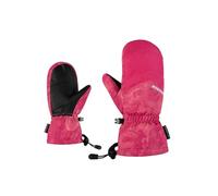 Ziener Lettero-Z Moufles de Ski pour Enfant - Imperméables et Respirantes - Rose Pop - Taille 4,5