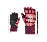 Ziener LIWA Gants de Ski/Sports d'hiver pour Fille | Imperméables, Primaloft Tendance, Rouge Velours, 4,5