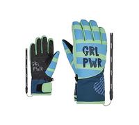 Ziener LIWA Gants de Ski/Sports d'hiver pour Fille | Imperméables, Primaloft Tendance, Vert Pastel, 4