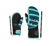 Ziener Liwani Moufles de Ski pour Fille - Imperméable - Primaloft - Tendance - Bleu Sea.arcadian Vert - 6,5
