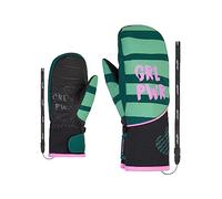 Ziener Liwani Moufles de Ski/Sports d'hiver pour Fille | Imperméable, Primaloft, Tendance, Vert foncé, 3