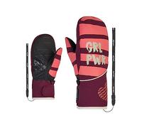 Ziener Liwani Moufles de Ski/Sports d'hiver pour Fille | Imperméables, Primaloft, Tendance, Rouge Velours, 6