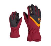 Ziener LORIKO Gants de Ski pour Enfant - Imperméable et Respirant - Rouge Cabine, 6