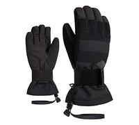 Ziener MANU Gants de Snowboard/Sports d'hiver pour Enfant - Imperméables et Respirants - Protections - Noir - Taille L