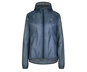 Ziener Natina Veste de Pluie-Vélo-VTT-Extérieur-Imperméable, Respirant, Super léger, Bleu Marine Clair, Taille 38 Femmes