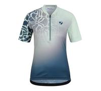 Ziener Nelenia Maillot de Cyclisme pour Femme - VTT | Vélo de Route - Respirant, séchage Rapide, élastique, Manches Courtes, Bleu Marine, 40
