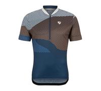 Ziener NEMIC Maillot de Cyclisme/Maillot de Cyclisme pour Homme - VTT | vélo de Route - Respirant, séchage Rapide, élastique, Manches Courtes, Bleu Marine, 48
