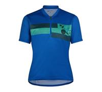Ziener NESPI Maillot de Cyclisme/Maillot de Cyclisme pour Enfant - VTT | vélo de Route - Respirant, séchage Rapide, élastique, sans Manches, Bleu Cobalt, 176