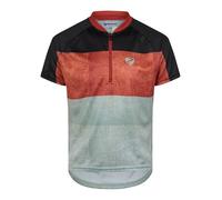 Ziener NESTEL Maillot de Cyclisme/Maillot de Cyclisme pour Enfant - VTT | vélo de Route - Respirant, séchage Rapide, élastique, sans Manches, Rouge Ambre, 116