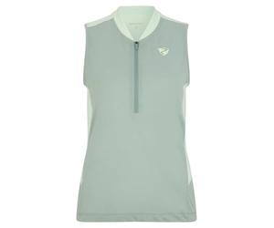 Ziener NIKOLETTA Maillot de Cyclisme/Maillot de Cyclisme pour Femme - VTT - Vélo de Route - Respirant, séchage Rapide, élastique, sans Manches, Vert givré, 36