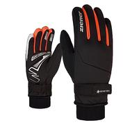 Ziener SMU 18-Bike 199 GTX(r) Gants de Cyclisme/d'extérieur/Fonctionnel | imperméable, Respirant S Poison Orange