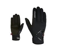 Ziener Umano Gants de Ski de Fond, Nordique, Crosscountry, doublés, Primaloft Soft Shell Noir, 8,5